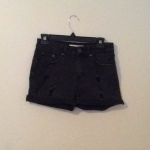 Black ripped jeans